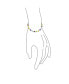 Romantic Natural Multicolor Citrine, Peridot, Garnet, Aquamarine, & Amethyst Heart Shape Gemstone Tennis Bracelet For Women Sterling Silver 7 Inch