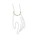 ფოტო #2 პროდუქტის Romantic Natural Multicolor Citrine, Peridot, Garnet, Aquamarine, & Amethyst Heart Shape Gemstone Tennis Bracelet For Women Sterling Silver 7 Inch