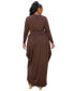 Plus Size Giuliana Tulip Hem Maxi Dress