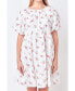 Фото #3 товара Women's Floral Cotton Embroidered Dress