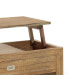 COUCHTISCH AUS HOLZ BRAUN L 110 cm