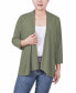 Фото #1 товара Women's Solid 3/4 Sleeve Cardigan