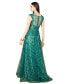 Фото #2 товара Women's Inspired Lace Gown with Cap Sleeves