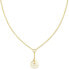 Фото #2 товара Elegant gold-plated necklace with a pendant 2780484