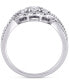 ფოტო #4 პროდუქტის Diamond Three Stone Engagement Ring (1/2 ct. t.w.) in 14k White Gold