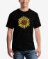 Фото #1 товара Men's Sunflower Word Art Short Sleeve T-shirt