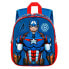 KARACTERMANIA First 31 cm Captain America 3D backpack