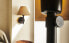 Lamp | wall lamp with linen lampshade