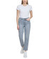 Фото #6 товара Women's High-Rise Slim Straight Jeans