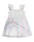 Фото #5 товара Little Girls Smocked Flutter Strap Dress