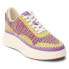 Фото #4 товара COCONUTS by Matisse Go To Platform Lace Up Womens Purple, Yellow Sneakers Casua