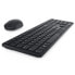 Dell KM5221W - Full-size (100%) - RF Wireless - QWERTY - Black - Mouse included