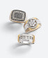 ფოტო #4 პროდუქტის Men's Black & White Diamond Ring (1 ct. t.w.) in 10k Gold or 10k White Gold