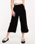 Фото #2 товара Vero Moda culotte trousers in black