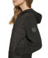 ფოტო #3 პროდუქტის Women's Mixed-Media Hooded Jacket