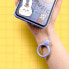 Фото #5 товара Silikonowa smycz do telefonu zawieszka miś niedźwiadek ring na palec żółty