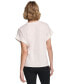 Фото #2 товара Women's Short Sleeve Satin Top