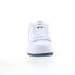 Фото #4 товара Fila T-1 Mid 1VT13037-150 Mens White Leather Lifestyle Sneakers Shoes 9