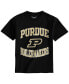 ფოტო #1 პროდუქტის Big Boys Black Purdue Boilermakers Circling Team Jersey T-shirt