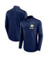 Фото #2 товара Men's Navy Notre Dame Fighting Irish Tough Minded Quarter-Zip Top