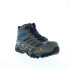 Фото #3 товара Merrell Moab Velocity Mid Waterproof J099431W Mens Gray Wide Work Boots