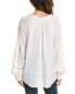 Фото #2 товара Donna Karan Eyelet Embroidered Top Women's S