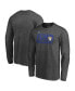 ფოტო #2 პროდუქტის Men's Charcoal Los Angeles Rams Super Bowl LVI Champions Big and Tall Fumble Long Sleeve T-shirt