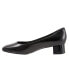 Фото #4 товара Trotters Lola T1561-001 Womens Black Extra Narrow Pumps Heels Shoes 7