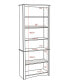 Фото #8 товара 31.5" 6-Shelf Composite Wood Home Office Standard Bookcase