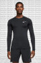 Фото #1 товара Тайт-топ Nike Pro Dri Fit узкий Slim черный мужской