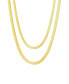 ფოტო #1 პროდუქტის Maelle 2 Pieces Herringbone Necklace Set