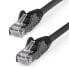 Фото #5 товара StarTech.com 7m CAT6 Ethernet Cable - LSZH (Low Smoke Zero Halogen) - 10 Gigabit 650MHz 100W PoE RJ45 10GbE UTP Network Patch Cord Snagless with Strain Relief - Black - CAT 6 - ETL Verified - 24AWG - 7 m - Cat6 - U/UTP (UTP) - RJ-45 - RJ-45
