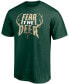 ფოტო #2 პროდუქტის Men's Hunter Green Milwaukee Bucks Post Up Hometown Collection T-shirt