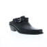 Diesel D-Santiago Mule L Y02896-PR516-T8013 Mens Black Mules Slippers Shoes 10