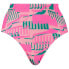 PUMA Swim Printed High Waist Bikini Bottom