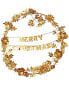 Фото #1 товара Cody Foster & Co. Merry Christmas Wreath Gold