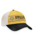 ფოტო #3 პროდუქტის Men's Gold, Black Boston Bruins True Classic Retro Trucker Snapback Hat
