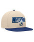 Фото #2 товара Men's Cream/Blue Tampa Bay Lightning Goalaso Snapback Hat