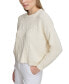 Women's Mixed Cable-Knit Drop-Shoulder Sweater