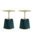 Фото #3 товара Anderson 2-Piece 15.75" Wide Leatherette Upholstered End Table Set