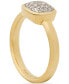 ფოტო #2 პროდუქტის 23k Gold-Plated Sterling Silver Lab-Grown Diamond Accent Ring