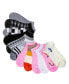 Фото #2 товара Womens Multicolor Ankle Socks 12 Pack