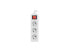 Фото #5 товара Lanberg PS1-03E-0300-W - 3 m - 3 AC outlet(s) - Indoor - Type E (FR) - White - 2500 W