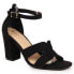 Black sandals on the eVento W EVE344B post