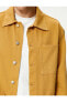 Фото #5 товара Куртка-рубашка классического кроя с карманами на пуговицах Koton Gömlek Ceket