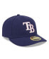 Men's Navy Tampa Bay Rays 2024 Mother's Day Low Profile 59FIFTY Fitted Hat