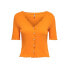 ფოტო #2 პროდუქტის ONLY Laila Button Short Sleeve Top