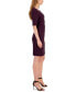 ფოტო #3 პროდუქტის Women's Tiered Ribbed Jersey Sheath Dress