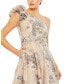 ფოტო #2 პროდუქტის Women's Embellished One Shoulder A Line Gown