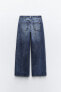 Z1975 straight-leg cropped high-waist belted jeans